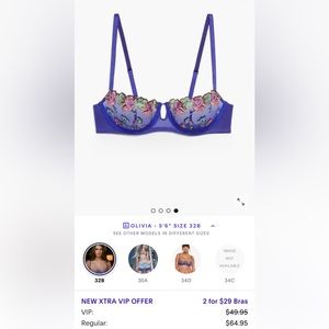 (Bra/Panty) SavageXFenty Unlined Balconette Bra 34D String Bikini Panty MED NWT